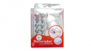 Набір кондитерських насадок 11шт + мішечок з перехідником