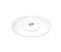 Поворотний стіл, Скляний