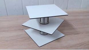 Стійка під торт кубик, ДВП. 17х17 см