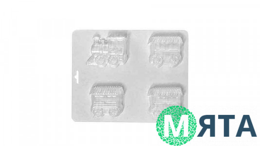 Форма для шоколаду Паровозики