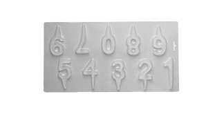 Форма для шоколаду Цифри топери