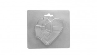 Форма для шоколаду Серце з бантом