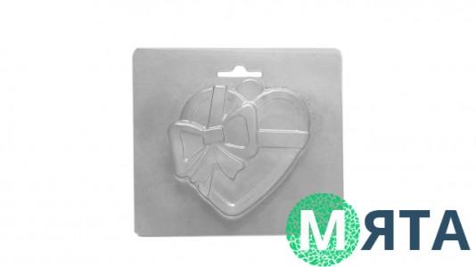 Форма для шоколаду Серце з бантом