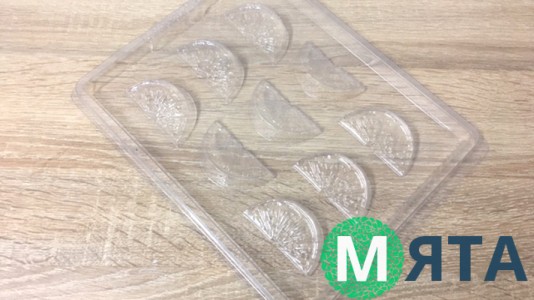 Молд для шоколаду та мастики Частки цитрусу