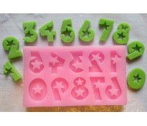 Молд Цифри зі зірками