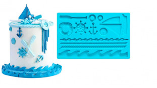 Планшетний молд Якір, Канат, Штурвал