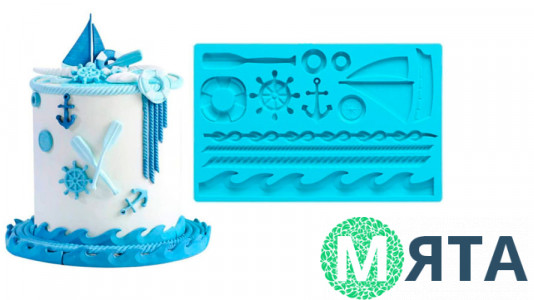 Планшетний молд Якір, Канат, Штурвал