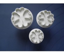 Плунжери для мастики Квіти. 3 штуки