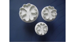 Плунжери для мастики Квіти. 3 штуки