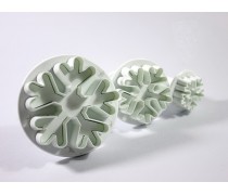 Плунжери для мастики Сніжинки 2. 3 штуки