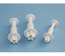 Плунжери для мастики Міні-Зірочки. 3 штуки