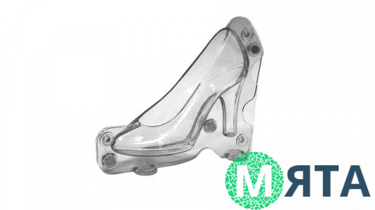 Полікарбонатна форма для шоколаду Туфелька 3d