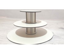 Стійка під десерти кругла, двп