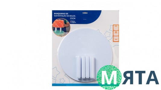 Стійка з опорами для торта, пластик