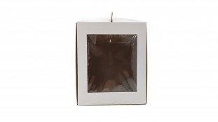 Коробка для торта 25х25х30 із вікном