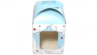 Новорічна коробка 12х12х15 см