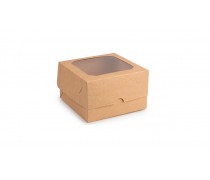 Коробка на 4 капкейки, Крафт