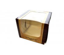 Коробка для Бенто торта Коричнева