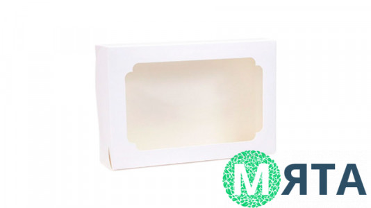 Коробка 23х15х6 см, біла