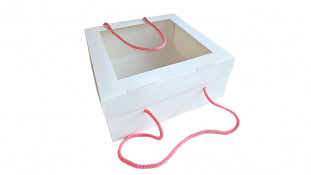 Коробка бокс із ручками 24.8 см