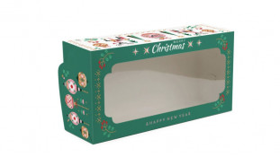 Коробка для рулету Новорічні олені