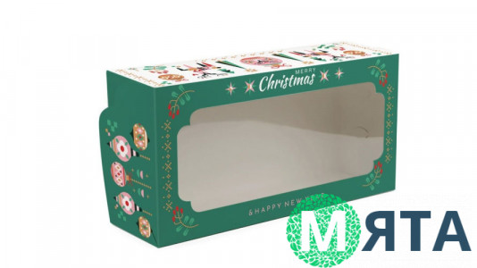 Коробка для рулету Новорічні олені