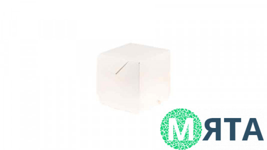 Бокс для бенто 12х12х12 см, Біла