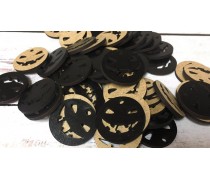 Бірка Хелловін, чорне двп