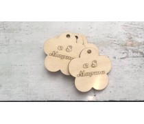 Бірка "З 8 Березня", дерево