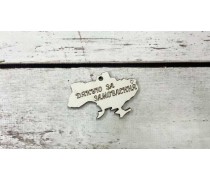 Дерев'яна бирка Україна. Біла