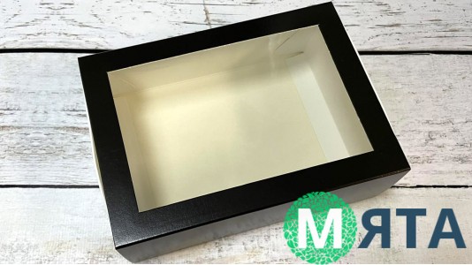 Коробка 11,5 х15, 5х5 см, чорна