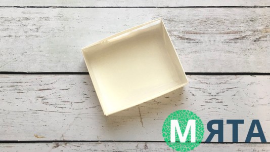 Коробка 12х9, 5х3, 5 см, Біла