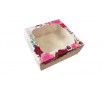 Коробка 15х15х6 см, Троянда