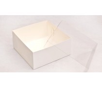 Коробка 17х17х8 із прозорою кришкою