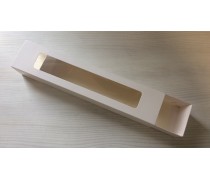 Коробка для макаронсів 30х6х5 см, біла