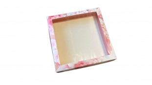 Коробка для пряників 20х20х3 см, Весняна