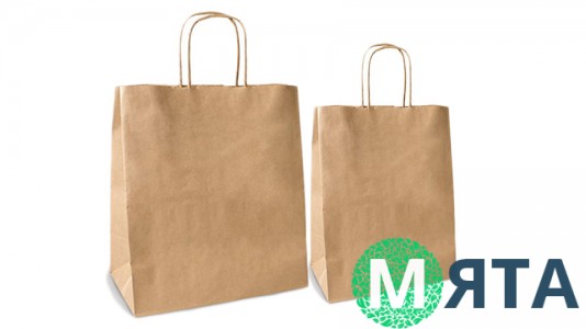 Крафтові пакети із ручками