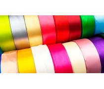Стрічки атласні 1.2 см, рулон