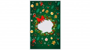 Пакети Новорічні №25, 25х40 см