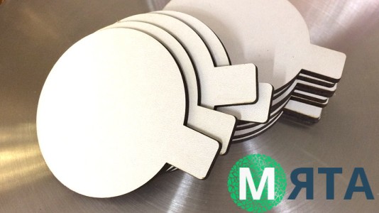 Підставка під тістечко з ручкою, ДВП