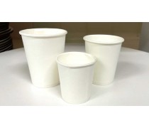 Стаканчики паперові, Білі