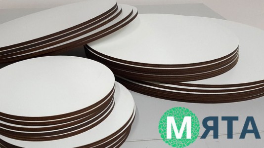Підсилені підставки під торт, двп