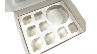 Вкладка в коробку, Бенто+8 капкейків