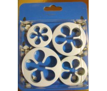 Вирубка кондитерська П'ятлистник. 4 штуки