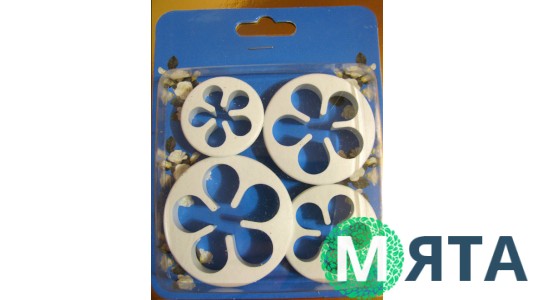 Вирубка кондитерська П'ятлистник. 4 штуки