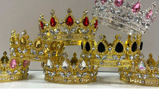 Корона для торта маленька, 8 см