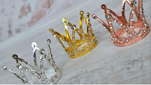 Міні-корона для декору, 3 см