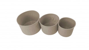 Набір силіконових форм для пасок, 3шт