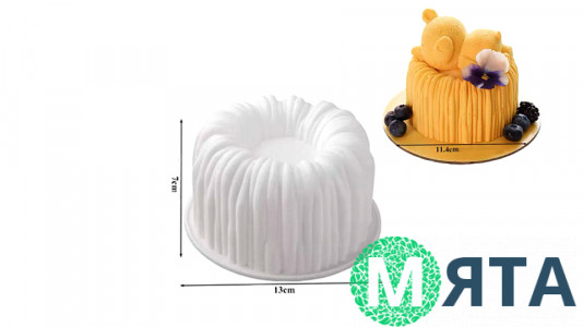 Силіконова форма для бенто Смужки