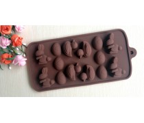 Силіконова форма для цукерок Качки та Зайці